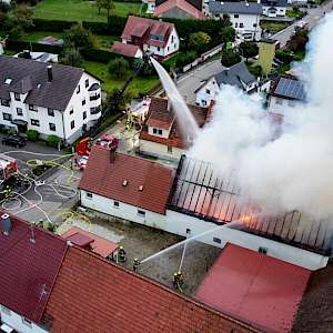 Einsatz 18/25 - BR 6 Brand Landwirtschaftliches Anwesen